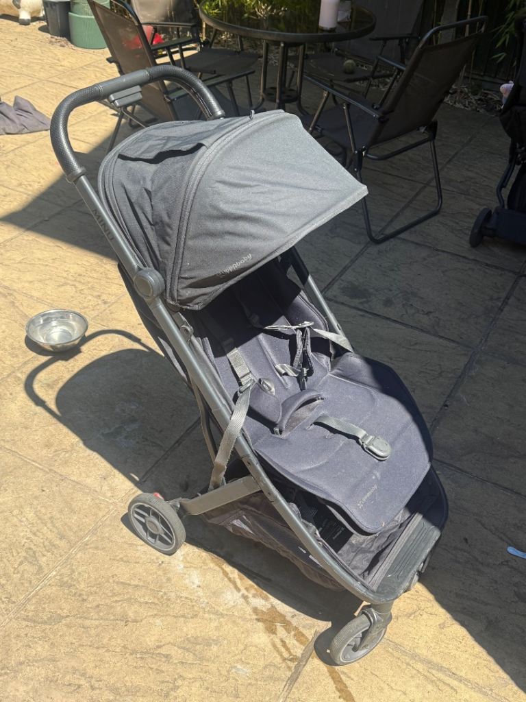 Uppa Baby Minu Trabel Baby Stroller Pushchair – Black, Good Condition