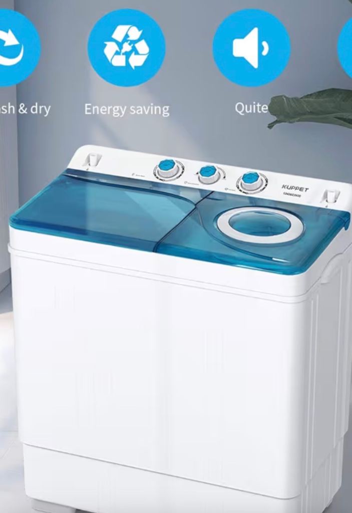 Kuppet compact twin tub washing machine