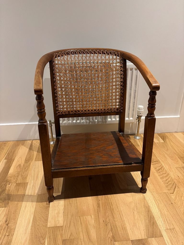 Vintage or Antique Chair with rush backing