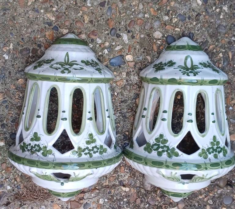 image for Ceramic garden light covers