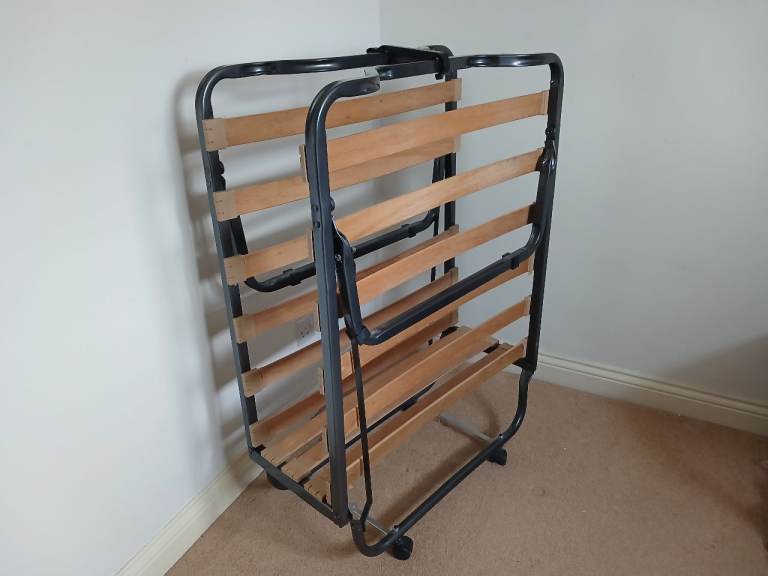 Folding Guest Bed Frame with Slats – Good Condition