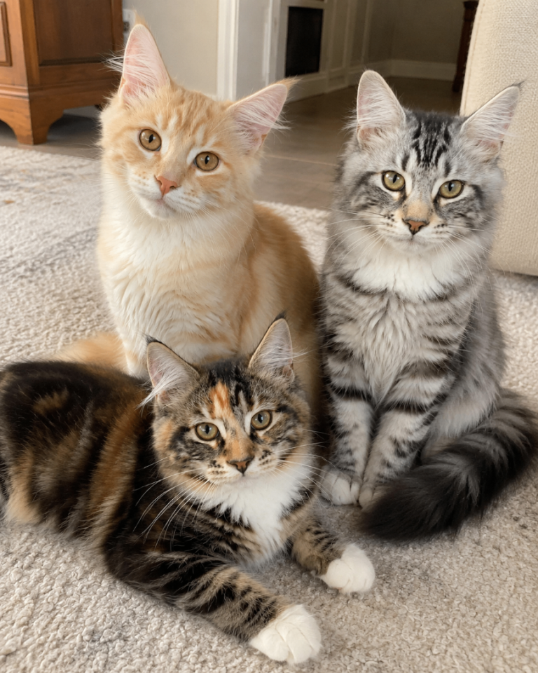 Stunning Long-Haired Kittens  - Maine Coon