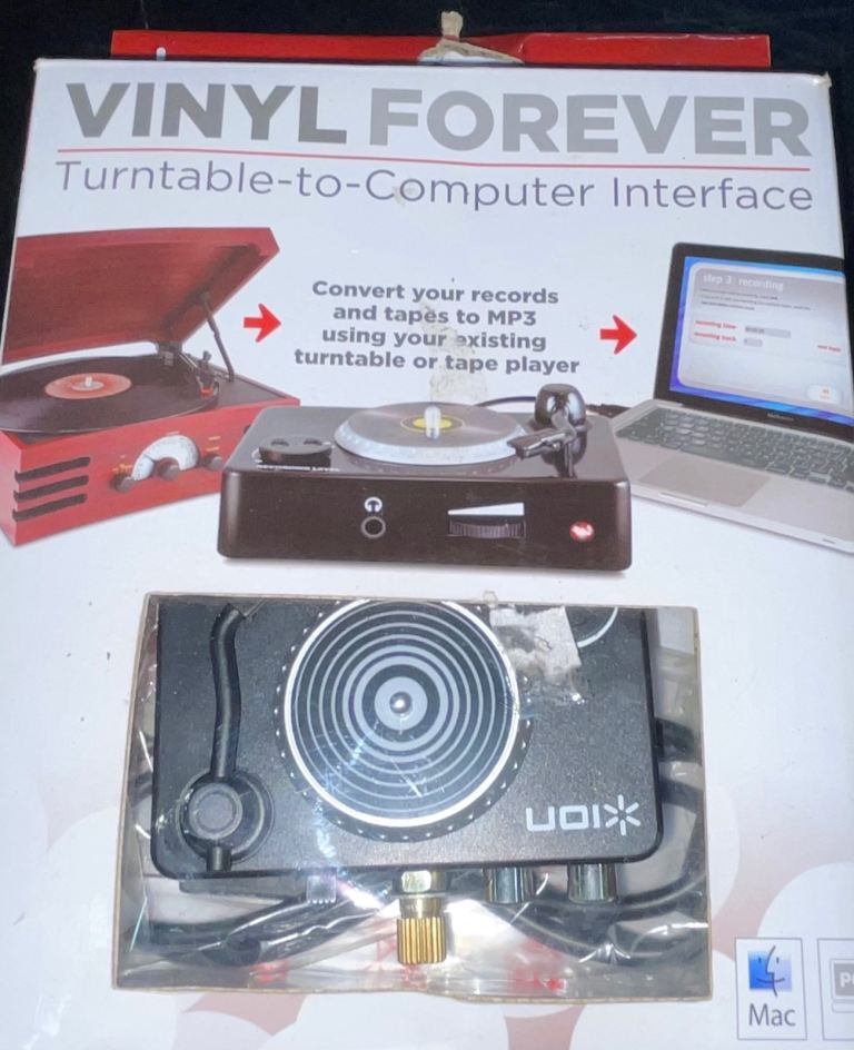  ION Audio Vinyl Forever Turntable-to-Computer Interface. 