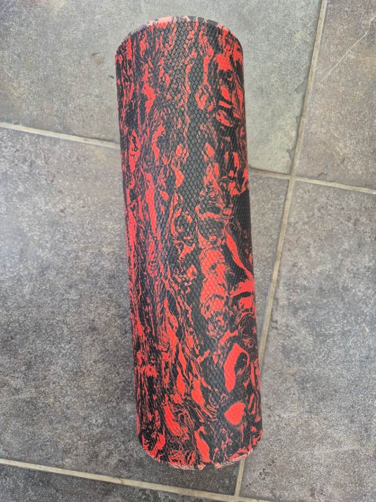 MAXIMO FITNESS Foam Roller - Red/Black, Good Condition