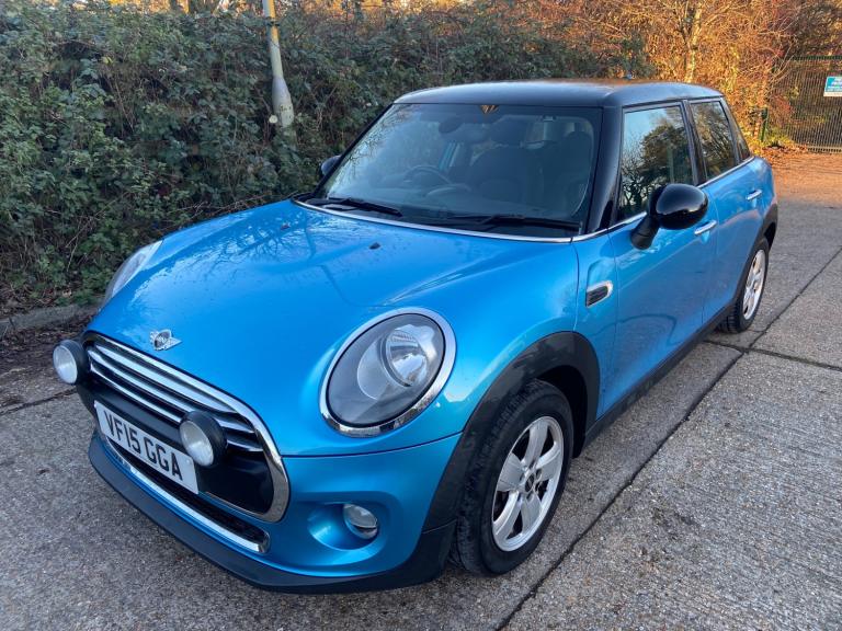 2015 MINI Hatch 1.2 One 5dr Blue 56k Miles PSH Years MOT Warranty £35 Road Tax HATCHBACK Petrol M...