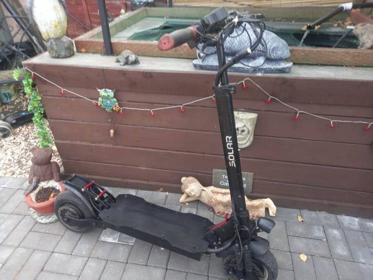 Solar Electric Scooter