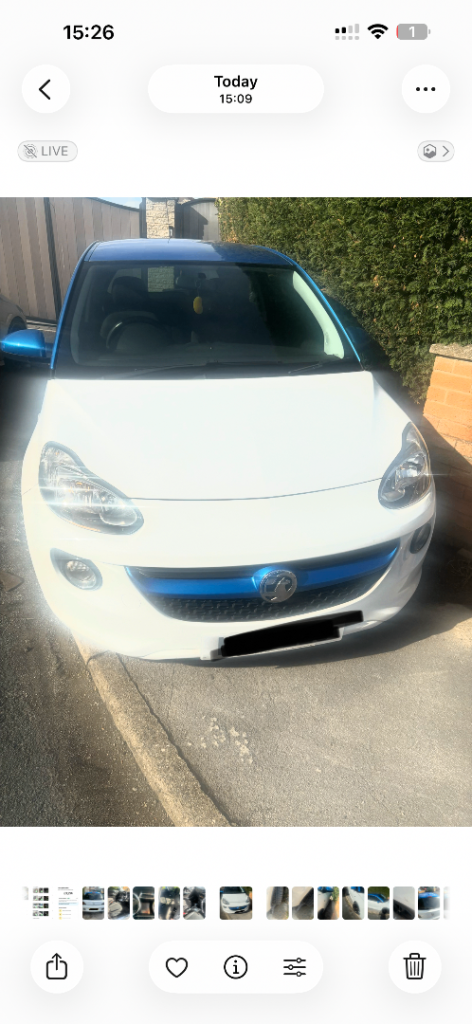 Vauxhall, ADAM, Hatchback, 2015, Manual, 1229 (cc), 3 doors