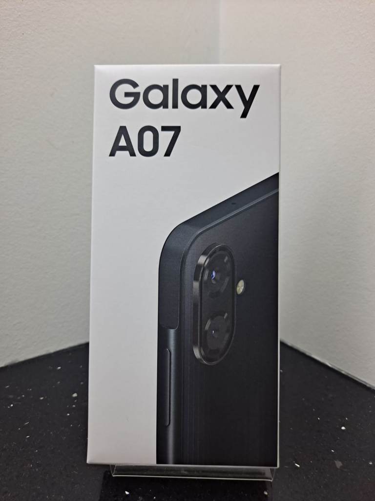 SAMSUNG GALAXY A07 64GB BLACK UNLOCKED DUAL SIM BRAND NEW SEALED