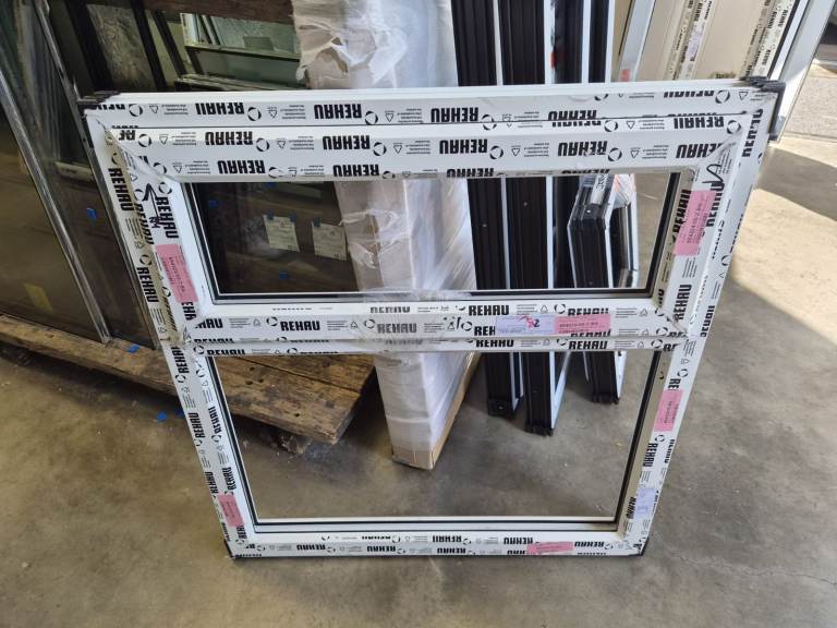 Rehau White upvc Window - NEW with energy glass