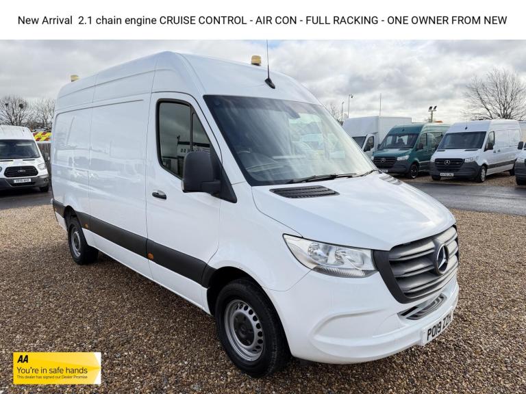 2019 Mercedes-Benz Sprinter 2.1 316 CDI Panel Van 5dr Diesel Manual RWD L2 H2 Euro 6 (163 ps) Pan...