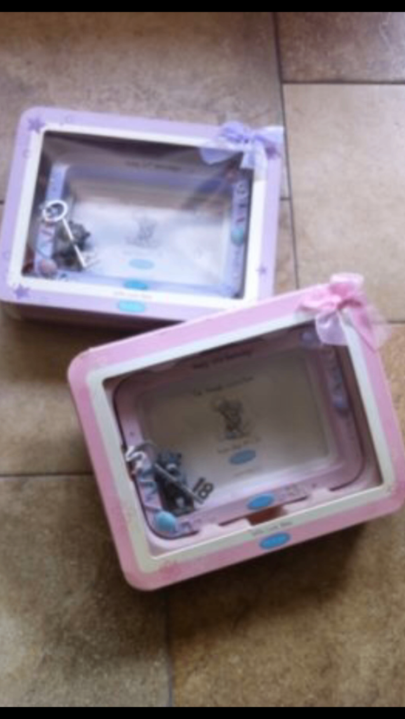 2 “ME TO YOU” Photo Frames - 18th & 21st Birthdays - (UNUSED IN BOXES) 