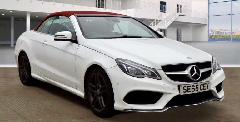 2015 Mercedes-Benz E Class E220 BlueTEC AMG Line 2dr 7G-Tronic CONVERTIBLE DIESEL Automatic