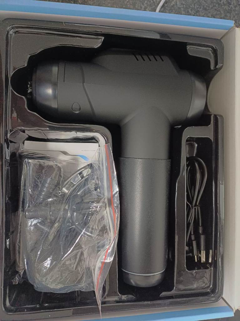 New Percussion Massage Gun with 6 Attachments
