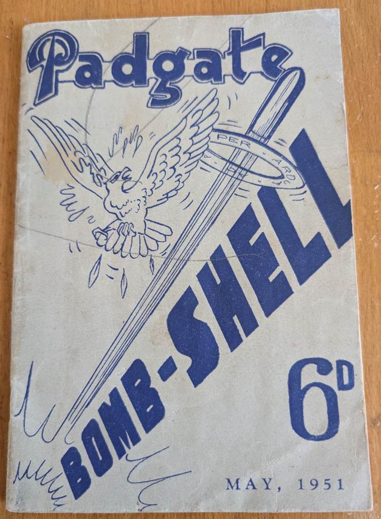 Vintage National Service - RAF Padgate Magazine "Bomb-shell"