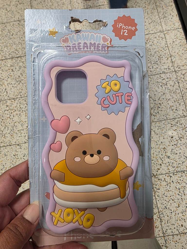 New Kawaii Dreamer Silicone Phone Case for iPhone 12 – So Cute!