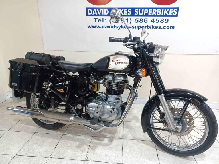 Royal Enfield Bullet 500 09-REG ONLY 12 MILES NEW SPEEDO WITH EXTRAS £2999.OTR 