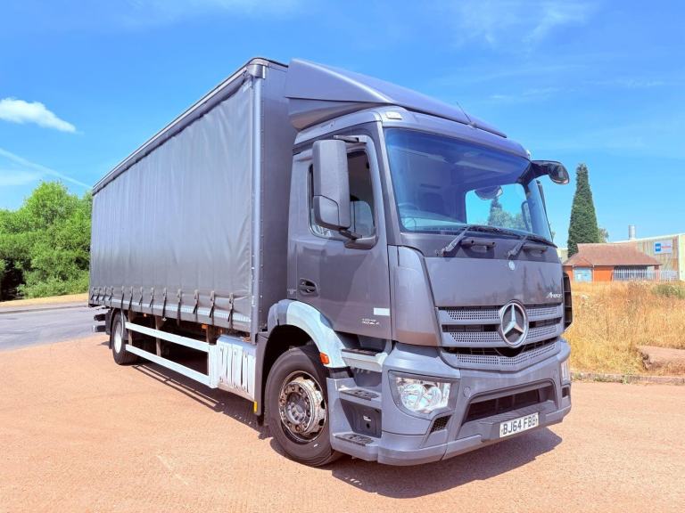 MERCEDES ANTOS 1824 2014 (64) EURO 6, 18 TON, 27FT 10 CURTAINSIDER BODY