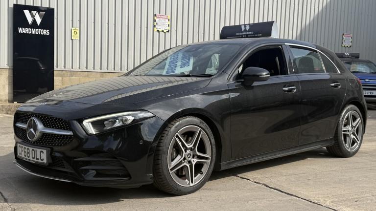 MERCEDES-BENZ A CLASS 2.0 A220 AMG Line Black 5dr AUTO+LEATHER+SATNAV 2019