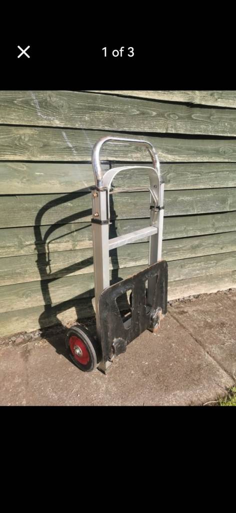 telescopic/folding sack truck barrow 90kg load