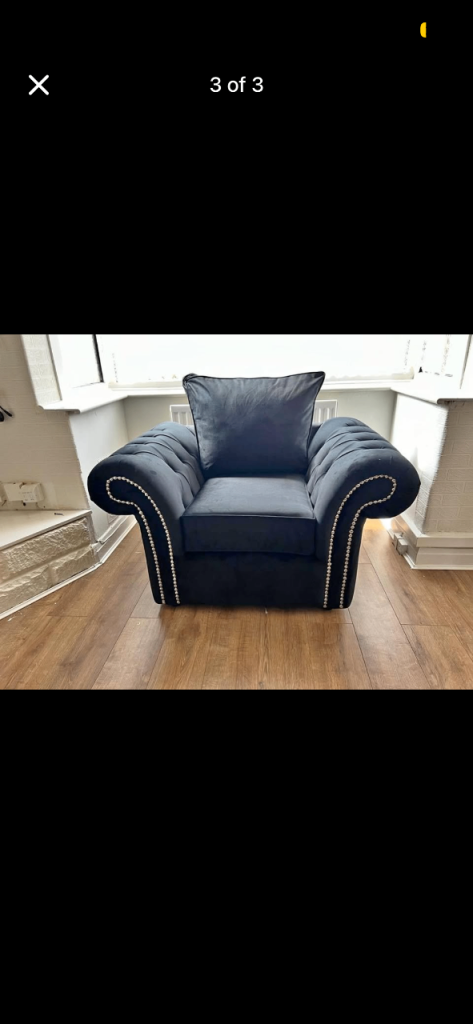 Black Sofas 3+2+1 free 