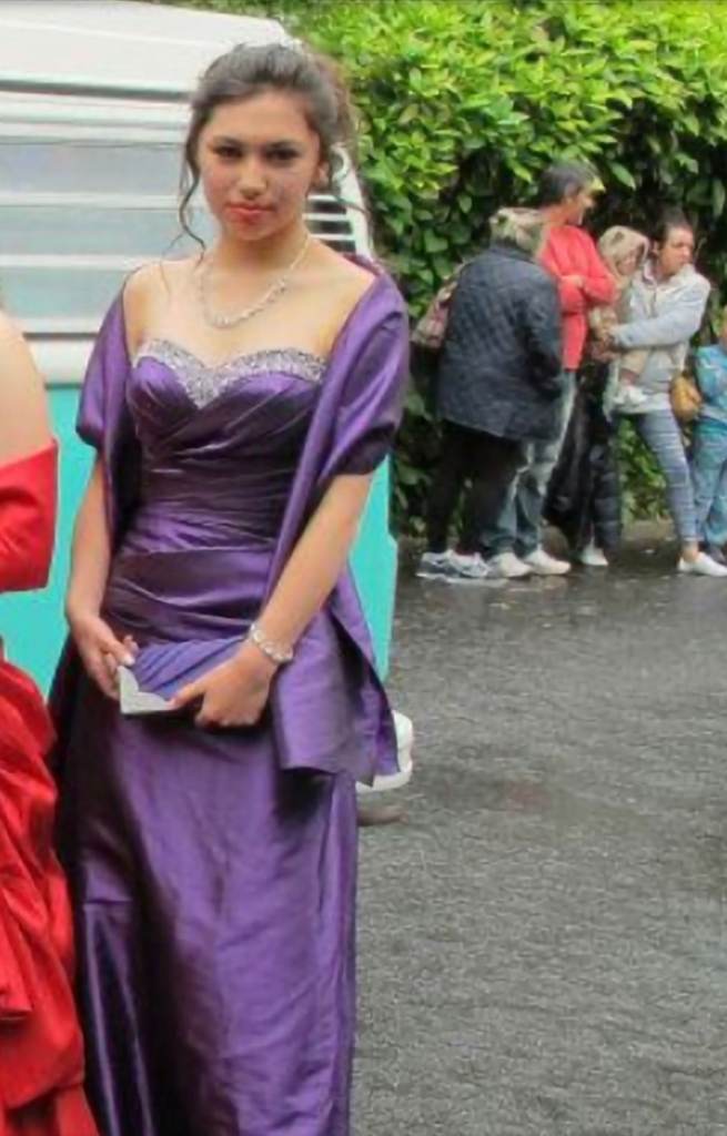 Tiffany's Purple Prom Dress