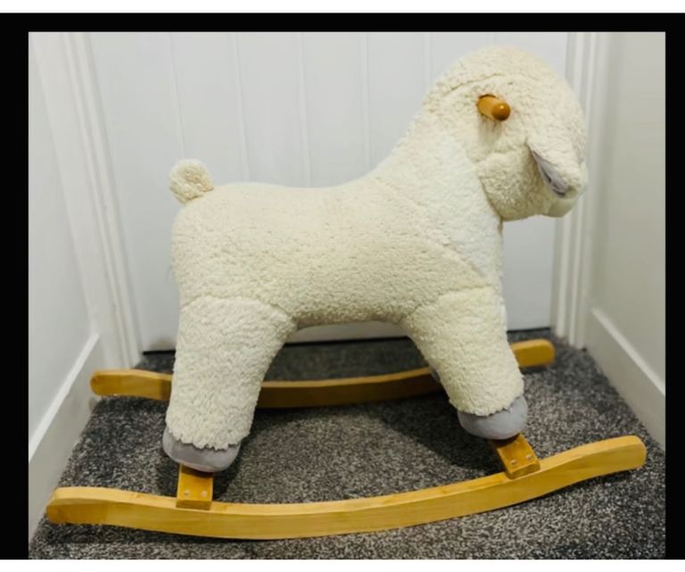 Cream Luxury Lamb Rocker