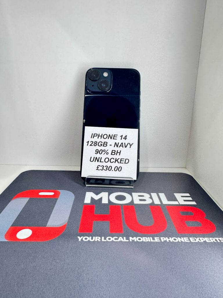 image for IPhone 14 - 128GB - Navy - 90% Battery Health - Unlocked - Like New