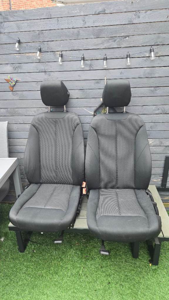 Bmw F30 3 series cloth interior seats, door cards, and centre console 