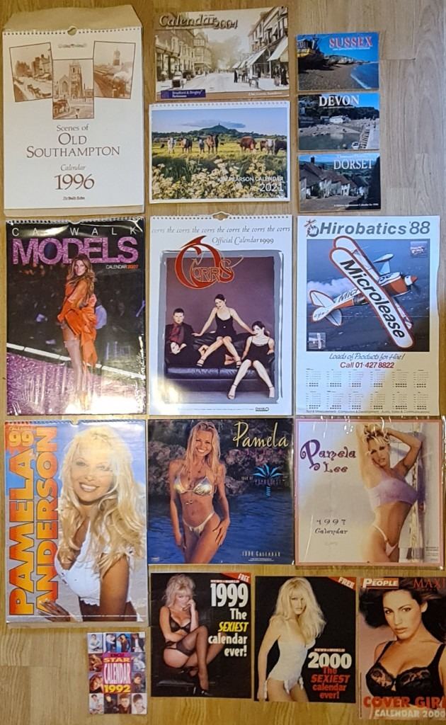 CALENDARS 1988-2021