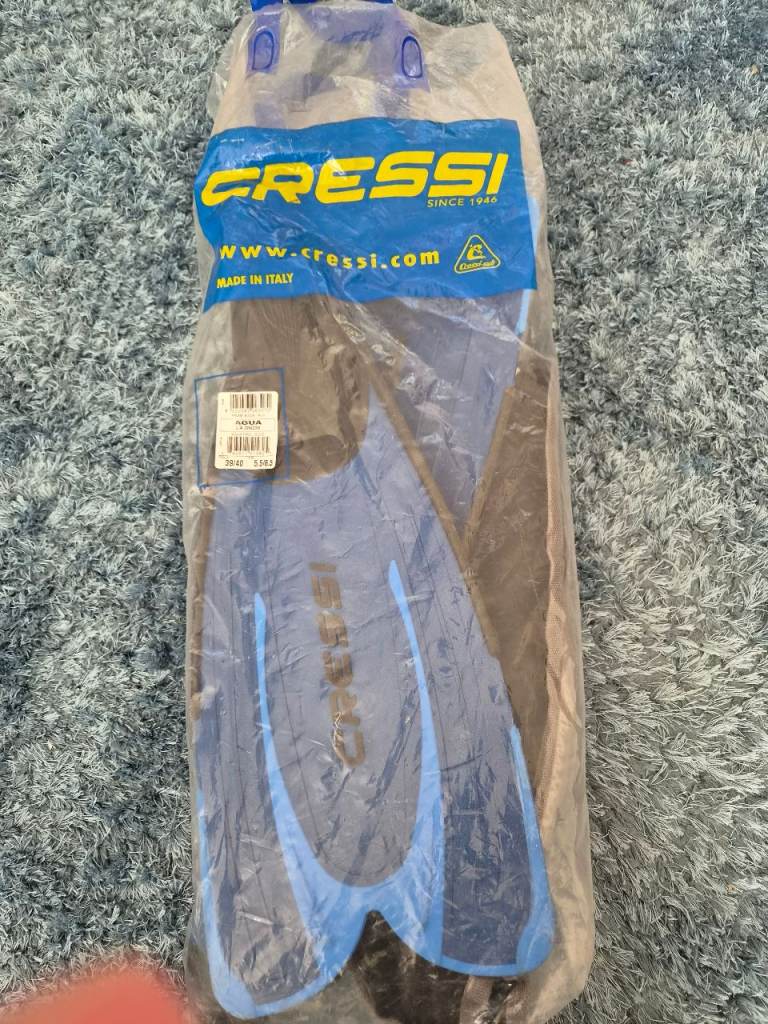 Flippers, made by Cressi, Italian, high quality 