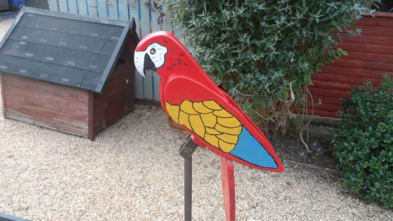 Parrot made of Wood