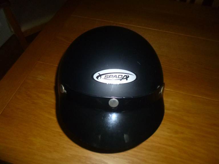 Spada Helmet .Open Face . Colour Flat Black. Small. U-4 PC.
