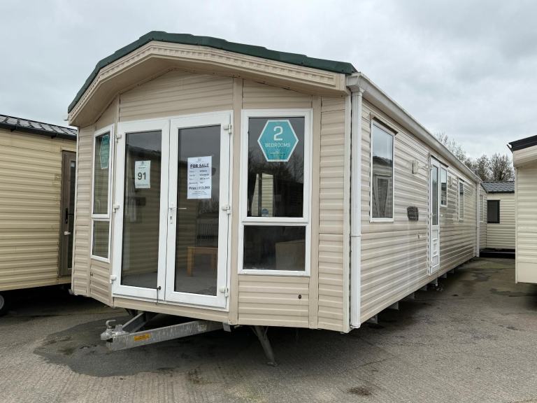 38x12 2 Bed Static Caravan - DG, CH, French Doors - Offsite for Private Land