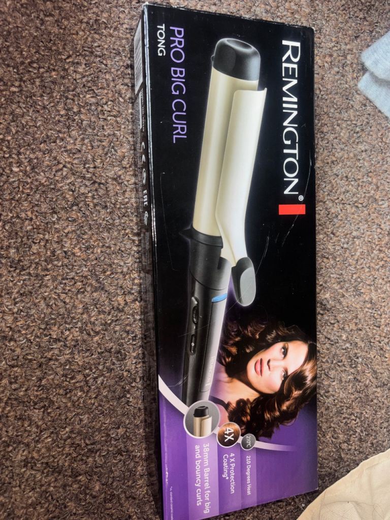 Remington Pro Big Curl Tong – As Good As New, Boxed