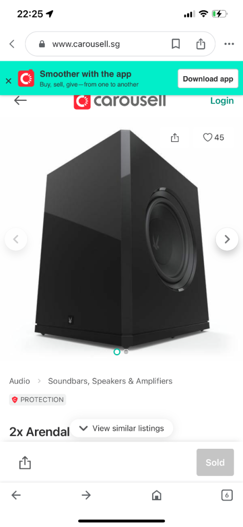 image for Arendal subwoofer 