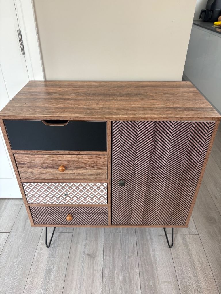 Stylish Storage Cabinet Sideboard with Drawers and Door