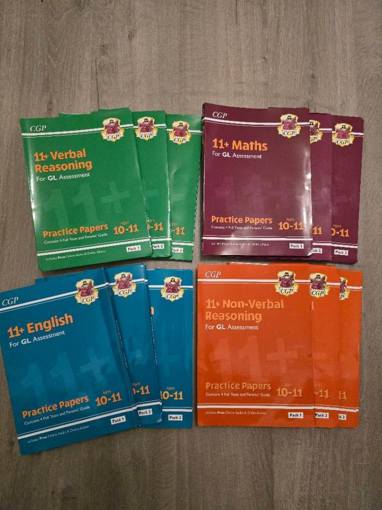 11 plus GL CGP practice paper bundle