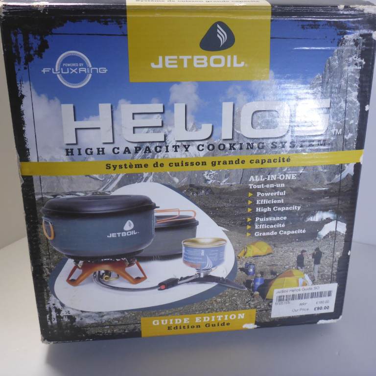 Jetboil Helios Camping Stove & Fluxring Pans