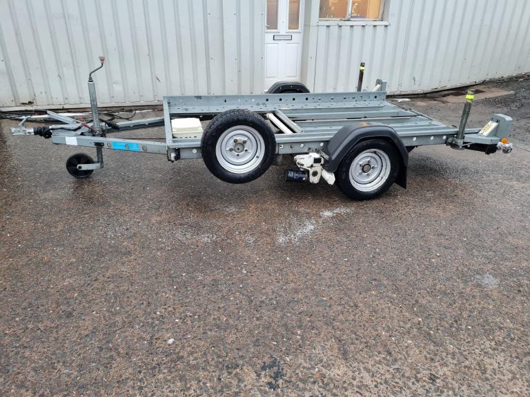 Woodford Smart Car Trailer with a load bed ramps motor mover small cars rally cars auto test