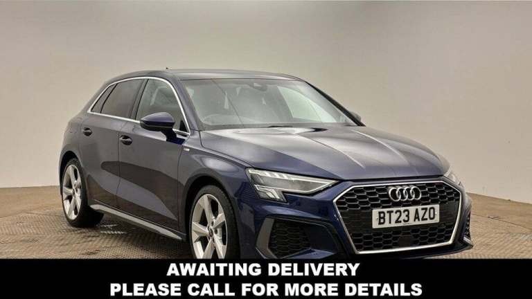 2023 Audi A3 1.5 TFSI 35 S line Sportback 5dr Petrol Manual Euro 6 (s/s) (150 ps) Hatchback Petro...