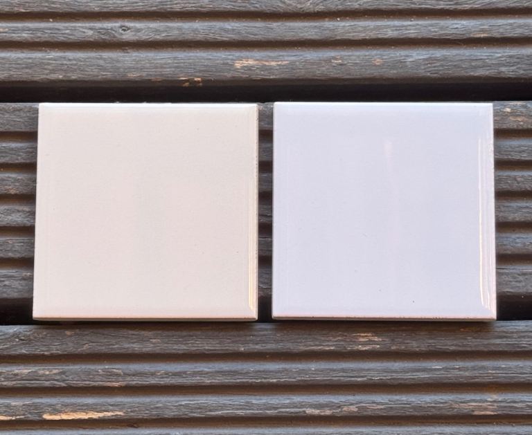 Spare vintage Pilkington's Ceramic Wall Tiles UK - White / Off-White - Bundle of 14 (4x4")