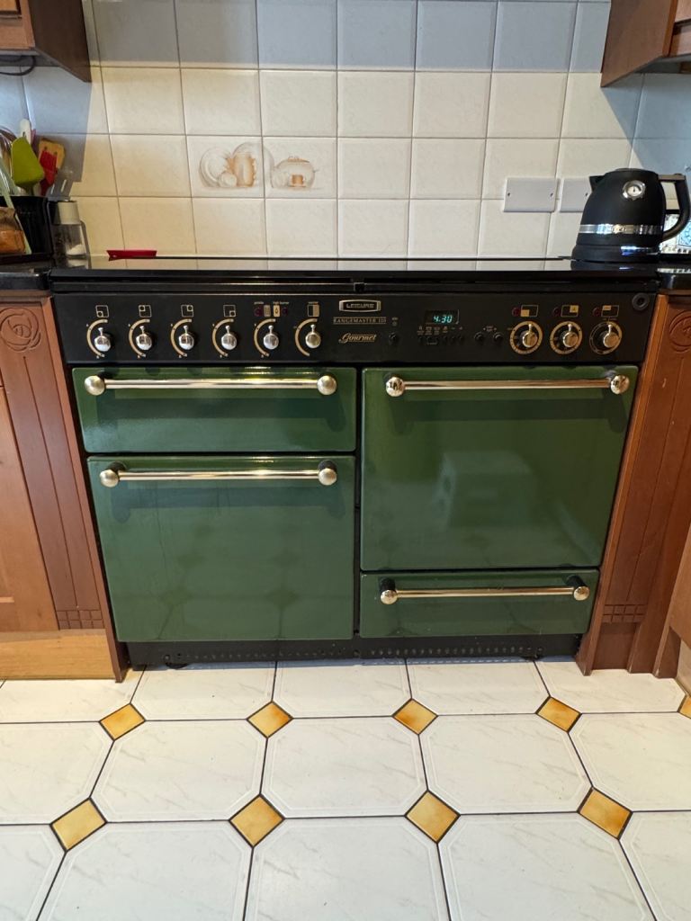 Rangemaster Gourmet Range Cooker - Black & Green