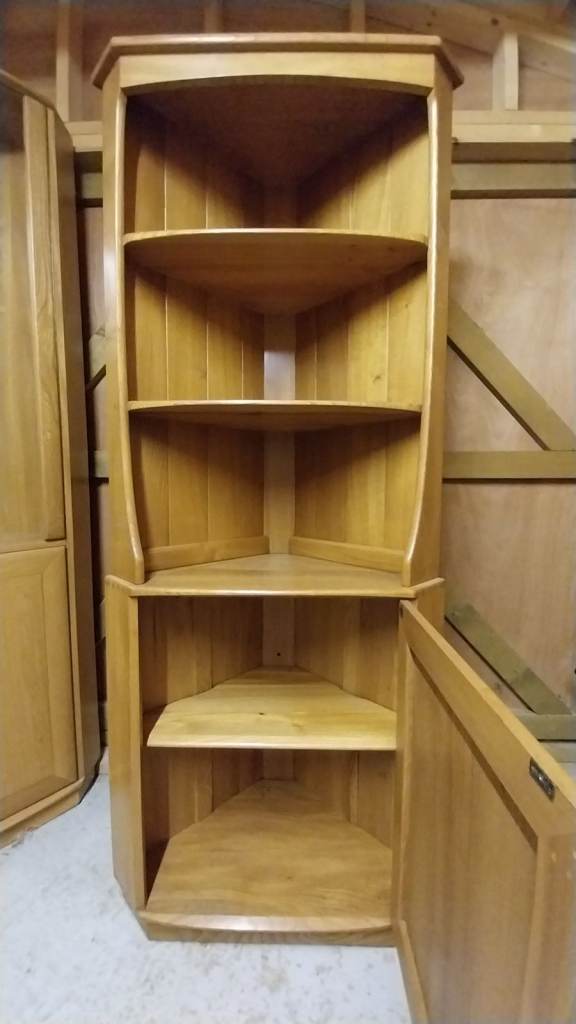 Elm Ercol Windsor 743c Corner Unit - Iconic Mid Century Design