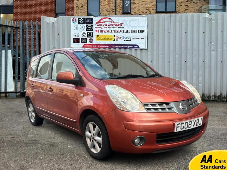 2008 Nissan Note 1.6 16V Acenta Hatchback 5dr Petrol Auto Euro 4 (110 ps) Hatchback Petrol Automatic