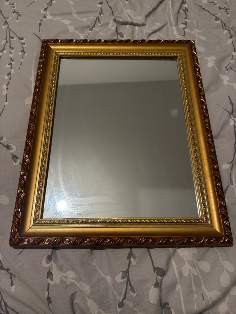 Gold mirror quick sale