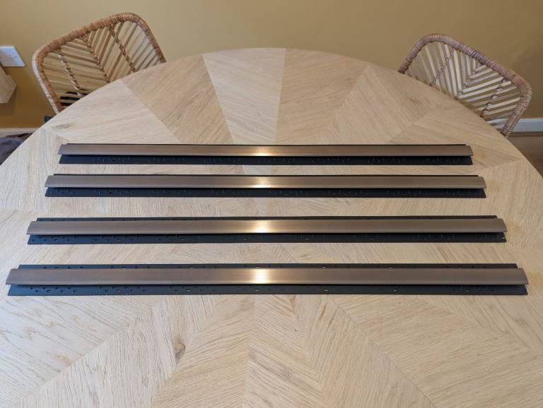 Door Thresholds x 4 Brushed Bronze 