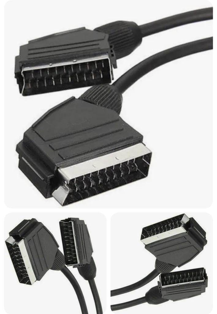 SCART Lead Cable TV Dvd FULLY WIRED 21 Pin Long 1.5 Meters 