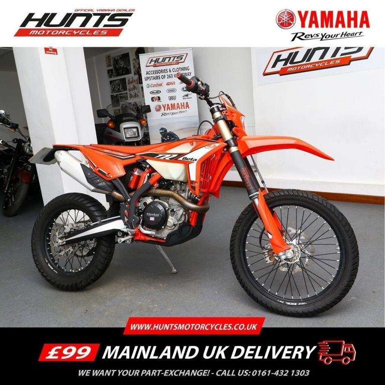 2022, '22 reg. Beta RR 4T 480 Enduro. JUST 2,291 MILES. Great Value £5,995