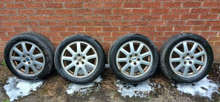 Set of Genuine Ford Alloy Wheels 16" 5x108 Focus Mondeo C Max Connect Van