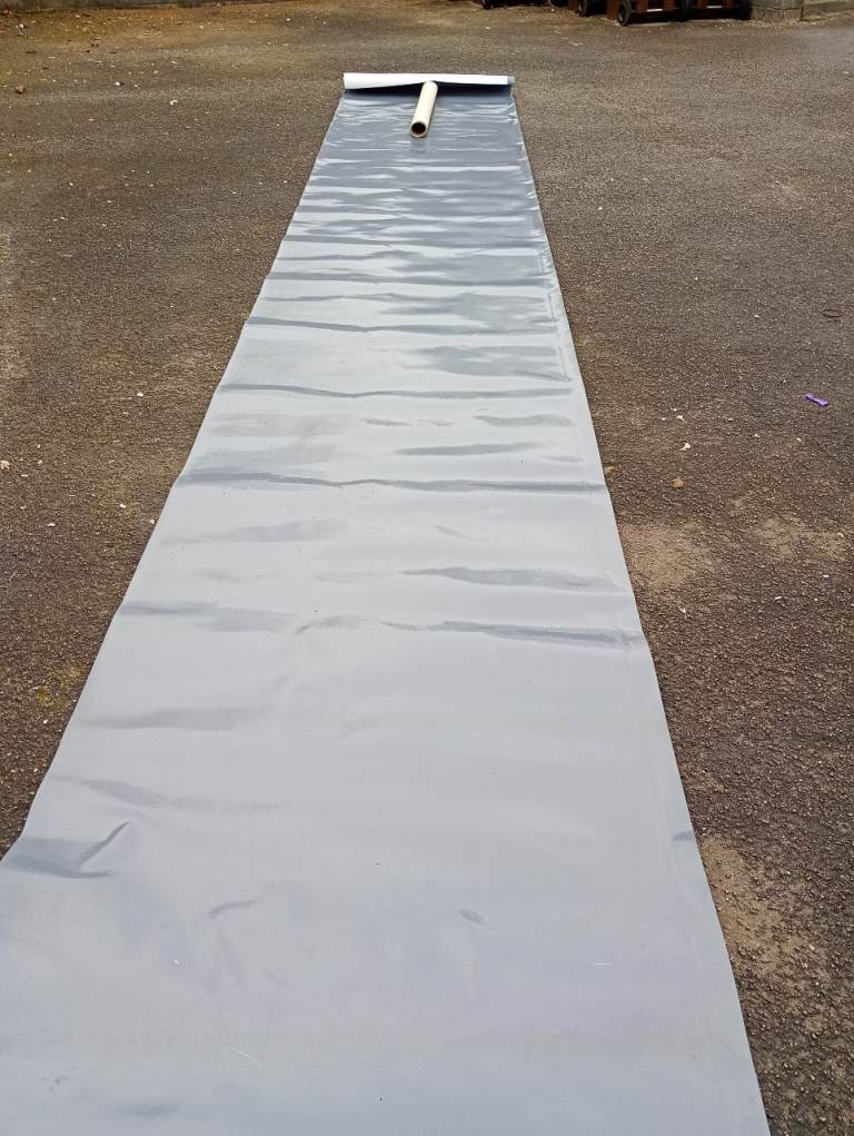 Rubber roofing self adhesive 6 meters long roll 1 meter wide 